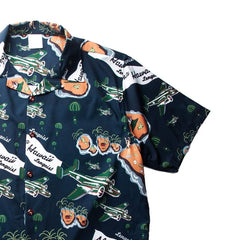 Chic Two - Tone Summer Shirt - SHOWLU FASHION STORE