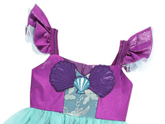 Children Fancy Little Girls Princess Party Tutu Dresses Easter Carnival Little Mermaid Costume for Kids Halloween Cosplay - SHOWLU FASHION STORE