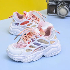 Children Girls Boys Breathable Mesh Sneakers Anti - slip Boys Girls Casual Soft Bottom Shoes Handsome Fashion Students Shoes - SHOWLU FASHION STORE
