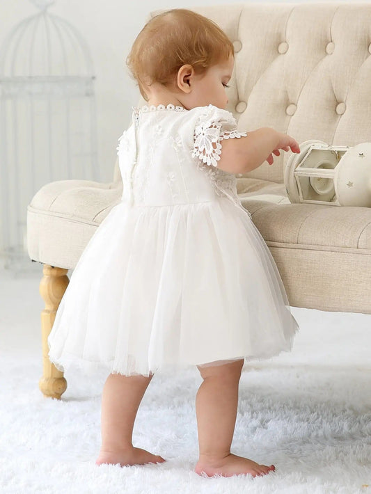 Christening Gowns Baby Christening Dress Birthday Outfit for Baby Girls 3 Months Baby Dress - SHOWLU FASHION STORE