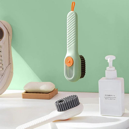 Cleaning Brush Soft Bristled Liquid Shoe Brush Long Handle Brush Clothes Brush Shoe Clothing Board Brush Household Cleaning Tool - SHOWLU FASHION STORE
