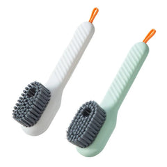 Cleaning Brush Soft Bristled Liquid Shoe Brush Long Handle Brush Clothes Brush Shoe Clothing Board Brush Household Cleaning Tool - SHOWLU FASHION STORE