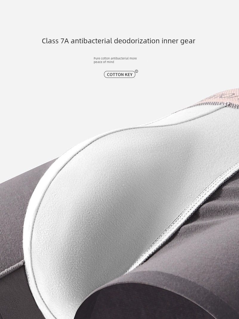 Cotton Antibacterial Crotch Breathable Sports plus Size Men's Underwear - SHOWLU FASHION STORE