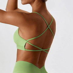 Cross Seamless Brassiere Tight Braces Beauty Back Yoga - SHOWLU FASHION STORE