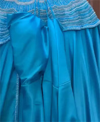 Customized Exquisite High Collar Sheath Celebrity Sequin Fold S Occasion Evening Gown prom dress luxury robe de bal - SHOWLU FASHION STORE