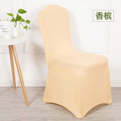 Elastic Neutral Chair Cover Thickened One - Piece Chair Cover Dining Chair Wedding Table Hotel Banquet Conference White Chair Cover Cover - SHOWLU FASHION STORE