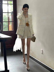 Elegant Birthday Party Mesh Bubble Skirt Light Dress - SHOWLU FASHION STORE