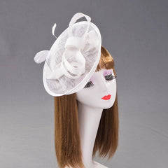 European Bride Linen Elegant Banquet Flat - Top Cap Barrettes - SHOWLU FASHION STORE