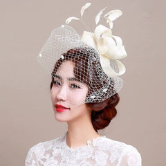 European Retro Party Wedding Women's Dress Hat Headdress - SHOWLU FASHION STORE