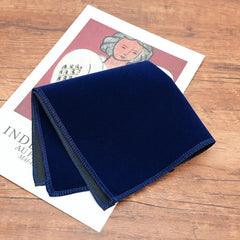 Fashion Men's Oversized Bow Ties Velvet Black Pocket Square Red Navy White Bowknot Tuxedo Accessories Green Handkerchief Cravat - SHOWLU FASHION STORE