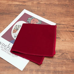 Fashion Men's Oversized Bow Ties Velvet Black Pocket Square Red Navy White Bowknot Tuxedo Accessories Green Handkerchief Cravat - SHOWLU FASHION STORE