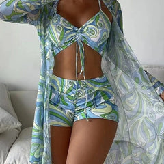 Female Sports Tankini Set - SHOWLU FASHION STORE