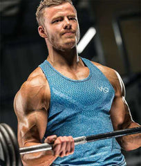 Fitness 2023 Men's Running Vest Sports Fitness Training Top Bodybuilding Breathable Stretch T-shirt - SHOWLU FASHION STORE