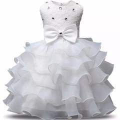 Flower Girl Dress For Wedding Baby Girl 3 - 8 Years Birthday Outfits Children's Girls First Communion Dresses Girl Kids Party Wear - SHOWLU FASHION STORE