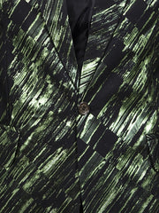 For European And American Gentlemen Western - style Suit Jacket With Middle Eastern Diagonal Pattern - SHOWLU FASHION STORE