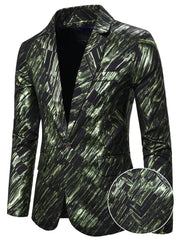 For European And American Gentlemen Western - style Suit Jacket With Middle Eastern Diagonal Pattern - SHOWLU FASHION STORE