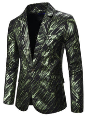 For European And American Gentlemen Western - style Suit Jacket With Middle Eastern Diagonal Pattern - SHOWLU FASHION STORE