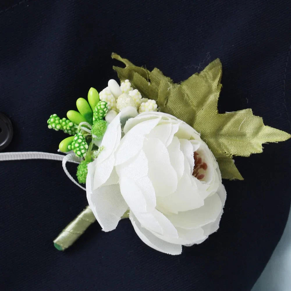 Formal Wedding Outfit for Toddler Solid Vest Gentlemen Suit Corsage Flower Boy Costume Handsome 1 - 6Y Children Kid Autumn Clothes - SHOWLU FASHION STORE