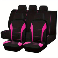Four Season Universal Car Front/Rear Seat Cover Polyester Fabric Protect Seat Covers Safe Truck Van SUV Seat Protecto Accessory - SHOWLU FASHION STORE