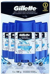Gillette Endurance Clear Gel Deodorant, Cool Wave (3.8 oz., 5 pk.)ES - SHOWLU FASHION STORE