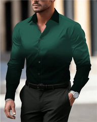 Gradient Men's Clothing Soft and Comfortable Men's Shirt Summer Hawaiian Shirt High Quality Men's Clothing Fashion Button Design - SHOWLU FASHION STORE