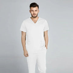 Showlu Fashion Store grey anatomy jogger style doctor nurse medical hospital uniform Clinical scrub suit sets