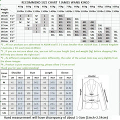 A size recommendation chart for a men's three-piece suit featuring height and weight measurements.