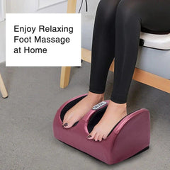 Infrared Heating Foot Massager Rolling Shiatsu Calf Health Care Therapy Deep Tissue Muscles Relieve Fatigue Vibrator Machin - SHOWLU FASHION STORE