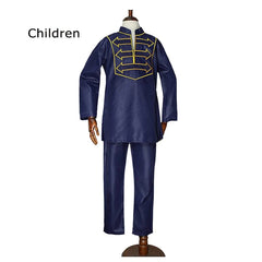 Kid Boy African Clothes Long Sleeve T shirt Pants Suit For Children Dashiki Embroidery Clothing Party Wears Outfits - SHOWLU FASHION STORE