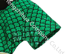 Kids Green Mermaid Princess Bow Dress Children's Clothing Fancy Party Dress Frocks Designs Tulle Flower Dresses for Girls - SHOWLU FASHION STORE