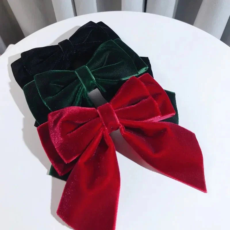 Korean Simple Velvet Bow Tie Brooch Pins Bowknot Cravat Female College Style Shirt Collar Luxulry Brooches for Women Jewelry - SHOWLU FASHION STORE