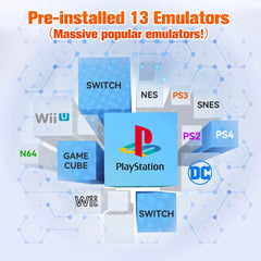 Launchbox Gaming Hard Drive Disk Retro Game Console for PS4/PS3/PS2/WiiU/Wii/N64/DC/PS1 for Win PC/Laptop With 3760+PC/3D Games - SHOWLU FASHION STORE