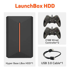 Launchbox Gaming Hard Drive Disk Retro Game Console for PS4/PS3/PS2/WiiU/Wii/N64/DC/PS1 for Win PC/Laptop With 3760+PC/3D Games - SHOWLU FASHION STORE