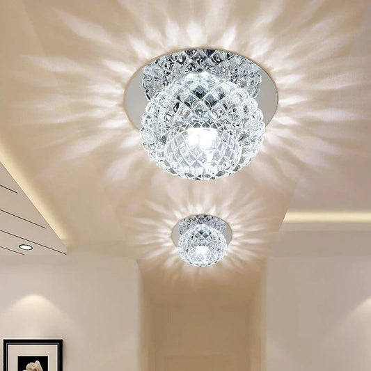 LED Porch Lights Aluminum Surface Mounted porch light Indoor flush mount Corridor lamp colorful LED Ceiling lamp Diameter 10CM - SHOWLU FASHION STORE