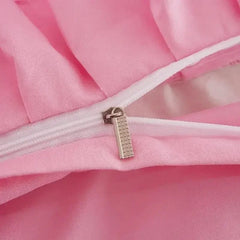 Luxury Bedding Sets Lace Home 3 Pcs Duvet Cover Comforter Cotton Bedding Sets Queen/King Soft Duvet Cover Beds with pillowcases - SHOWLU FASHION STORE