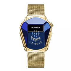 Luxury Hoursly Brand Trend Cool Men's Wrist Watch Stainless Steel Technology Fashion Quartz Watch For Men 2021 Relogio Masculino - SHOWLU FASHION STORE