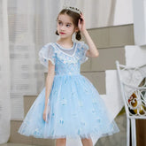 LZH Kids Elsa Princess Dress Movie Costume Girl Halloween Carnival Costume Birthday Party Dress - SHOWLU FASHION STORE