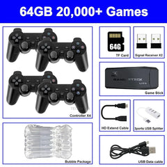 M8 Video Game Console 4K HD Built - in 20000 Games Wireless Controller TV Game Stick Retro Handheld Game Player Dropshipping - SHOWLU FASHION STORE