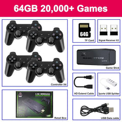 M8 Video Game Console 4K HD Built - in 20000 Games Wireless Controller TV Game Stick Retro Handheld Game Player Dropshipping - SHOWLU FASHION STORE