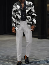 Men And Women Slim Fit Nightclub Style Suits Fashion Western - style Clothes PartyDigital Printed Jacket And Long Pants Set for Men - SHOWLU FASHION STORE