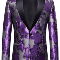 Mens Blazer Blue Solid Color Chamois Suit Jackets Regular Fit Coat Wedding Party Prom - SHOWLU FASHION STORE