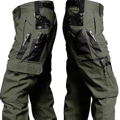 Mens Cargo Shorts Summer Tactical Cropped Trousers Outdoor Waterproof Multi - pocket Bermudas Pants Camo Ripstop Hiking - SHOWLU FASHION STORE