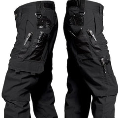 Mens Cargo Shorts Summer Tactical Cropped Trousers Outdoor Waterproof Multi - pocket Bermudas Pants Camo Ripstop Hiking - SHOWLU FASHION STORE