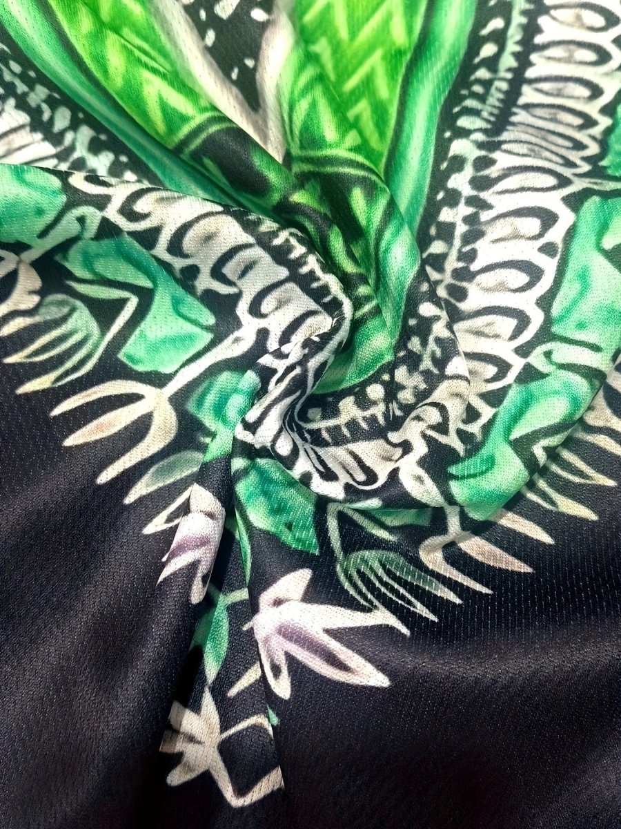 Men's Casual Sportswear - Ethnic Paisley Print, 3D Digital Graphic Tee | Comfy Polyester, Short Sleeve, Round Neck | Perfect for Daily Wear & Leisure - SHOWLU FASHION STORE