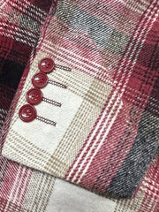 Men's Elegant Business Two - Piece Suit with Plaid, Two - Button Jacket and Pants, Suitable for Commuting, Business Travel, Wedding Banquet - SHOWLU FASHION STORE