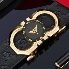 Men's formal automatic buckle belt casual and personalized belt fashionable and versatile high - end belt - SHOWLU FASHION STORE