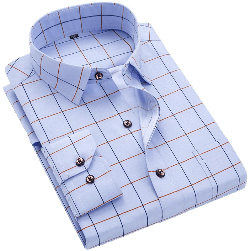 Men's Long Sleeve Printed Casual Shirt Fashion Trun - down Collar Wedding Party Shirts Soft Hawaiian Holiday Summer Shirt - SHOWLU FASHION STORE