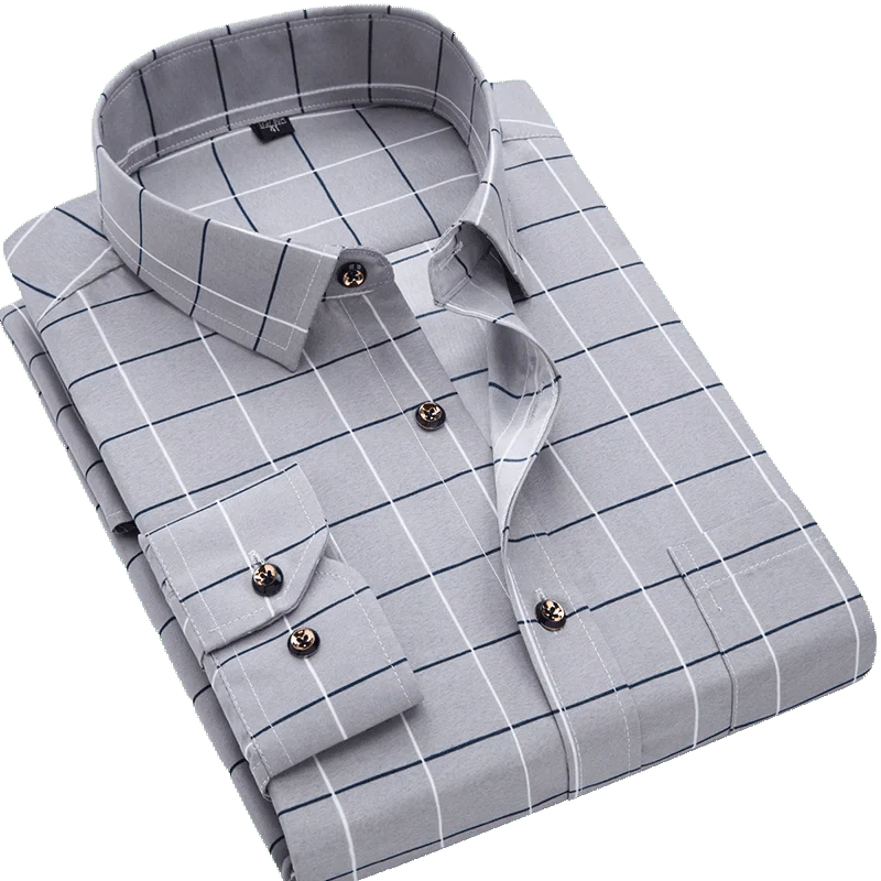 Men's Long Sleeve Printed Casual Shirt Fashion Trun - down Collar Wedding Party Shirts Soft Hawaiian Holiday Summer Shirt - SHOWLU FASHION STORE