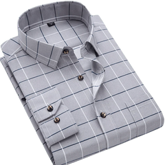 Men's Long Sleeve Printed Casual Shirt Fashion Trun - down Collar Wedding Party Shirts Soft Hawaiian Holiday Summer Shirt - SHOWLU FASHION STORE