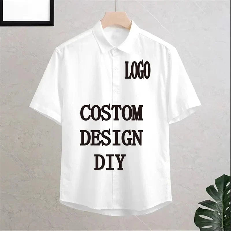 Men's shirt pattern shirt printed shirt outdoor street short sleeved clothing oversized fashion street clothing designer - SHOWLU FASHION STORE